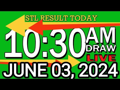 LIVE 10:30AM STL VISAYAS RESULT JUNE 03, 2024 #lapu-lapu #mandaue #bohol #cebucity #cebuprov