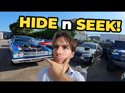 Extreme Hide and Seek at the Body Shop!