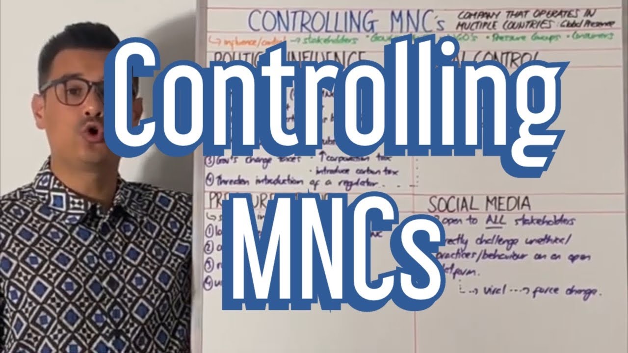 How are multinational corporations controlled?