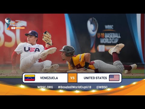 HIGHLIGHTS – Game 28 – Venezuela vs. USA – WBSC U-18 Baseball World Cup