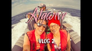 ALGARVE PORTUGAL | VLOG 2 | DOLPHIN AND CAVE BOAT TOUR
