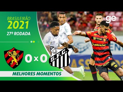 Gols e lances de Sport x Santos