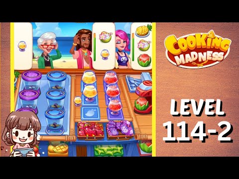 Cooking Madness Level 114-2 Juice | No Boosters 🍹🍷🍸
