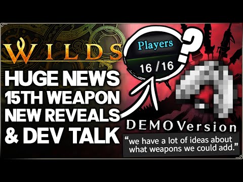 Monster Hunter Wilds - New 15th Weapon Hint, Demo Release, 16 Player Hunts & More - New Dev Talk!