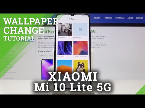 How to Change Wallpaper in XIAOMI Mi 10 Lite 5G