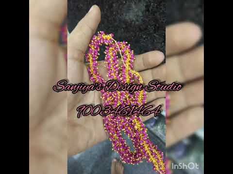 Golden round artificial jewellery