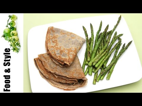 Buckwheat Crêpes with Mushrooms en Persillade & Goat Cheese Fonduta