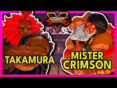 SFV 🥊 Takamura (AKUMA) VS Mister Crimson (DHALSIM) 🥊 スト5  🥊 SF5 🥊 Street Fighter 5