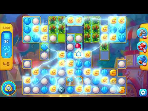 Fishdom 5800 Hard Level - 12 moves - NO BooSTERS