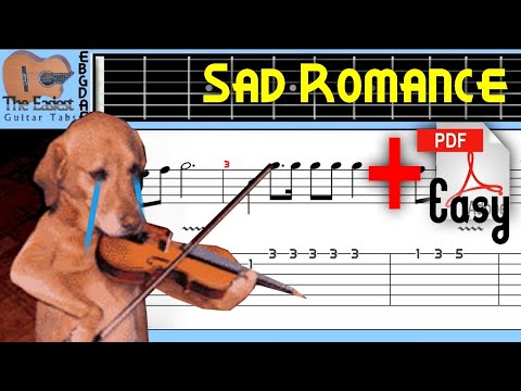 Sad Romance Aka Sad violin Guitar Tab