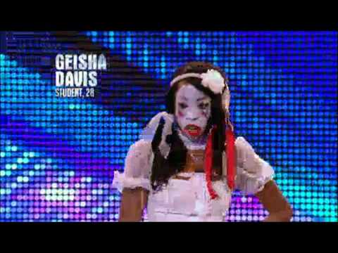 Geisha Davis Humpty Dumpty Freak - Britains Got Talent..