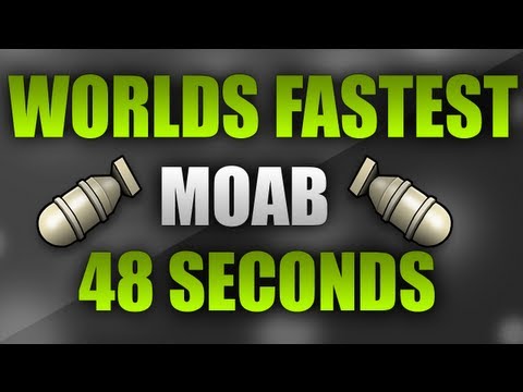OMFG!! 48 SECOND MOAB LEGIT - MW3 Fastest MOAB Ever (non-infected)
