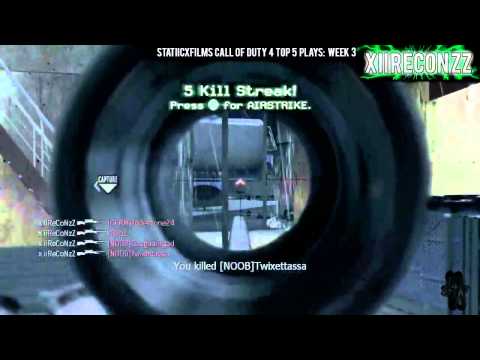 StATiiCxFilms CoD4 Top 5 Plays: Week 3 *HC HQ Special* | w/ CoolPJ!
