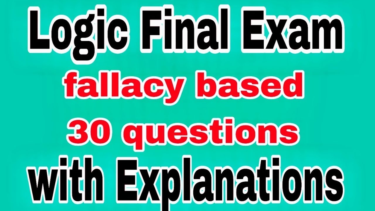🔴Logic Final exam freshman chapter 5 (በአማርኛ 25 ደቂቃ)