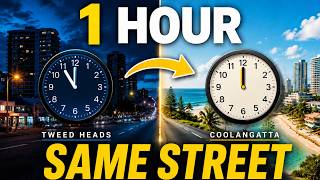 Cross This Street in Australia and the Time Changes by 1 Hour