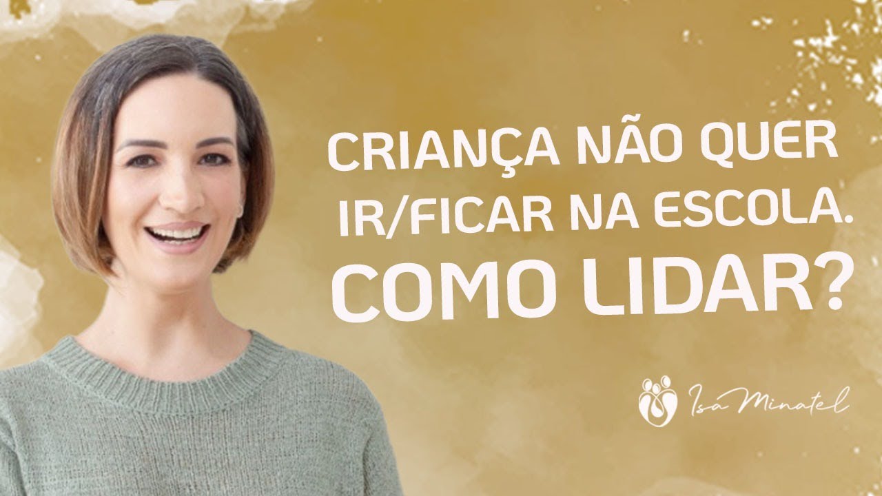 Criança não quer ir/ficar na escola. Como lidar? (Adaptação escolar) | Manhãs Sem Limites