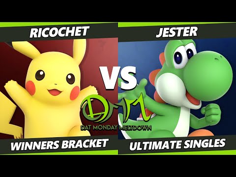 DAT Monday Meltdown 218 - Ricochet (Pikachu) Vs. Jester (Yoshi) SSBU Ultimate Tournament
