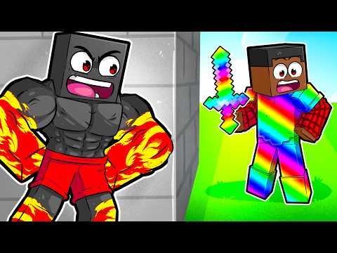 CAÇADOR vs SPEEDRUNNER QUE FICA MAIS FORTE A CADA BLOCO