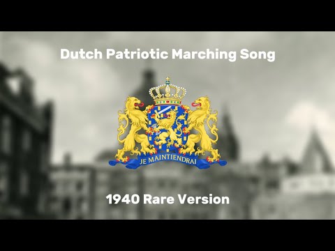 Dutch Patriotic Marching Song - Blonde Mientje (1940 Rare Version)