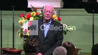 GA- PRESIDENT CARTER SPEAKS ON CANCER TREATMENT