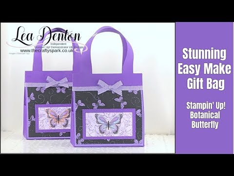 Stampin' Up! Botanical Butterfly Large Origami Gift Bag