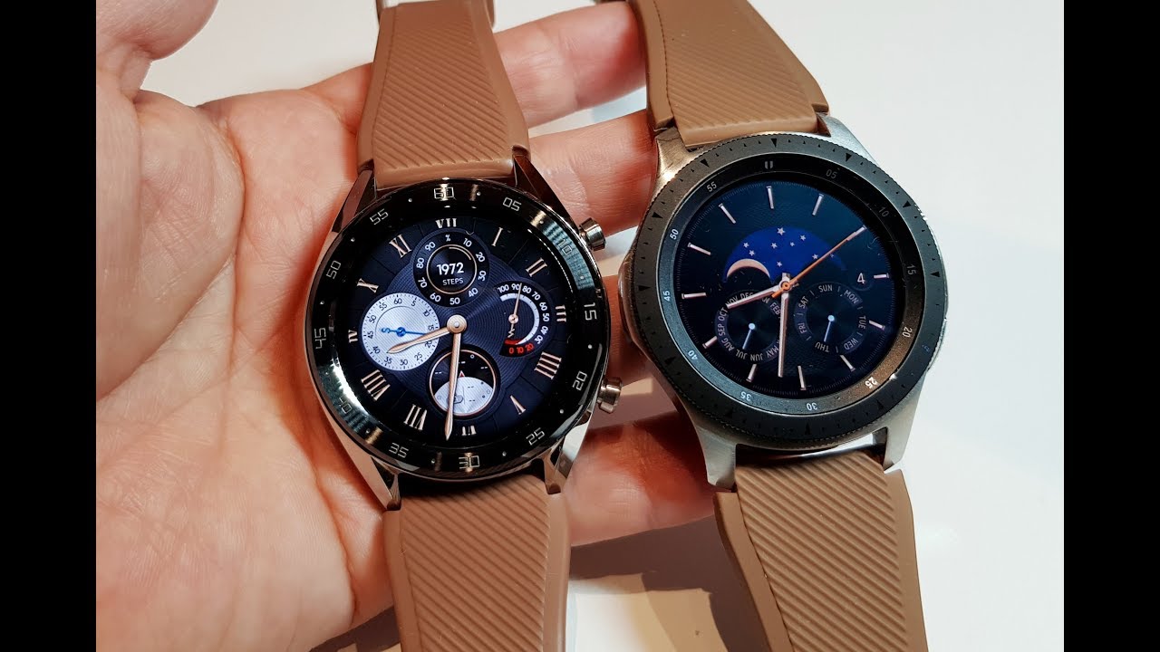 Galaxy Watch VS Huawei Watch GT: Functionality  VS Looks and Battery.