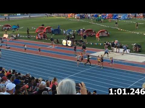 Girls 800m (3 Heats)-2018 T&F CIF (CA) State Prelims (Results and Program in Description)