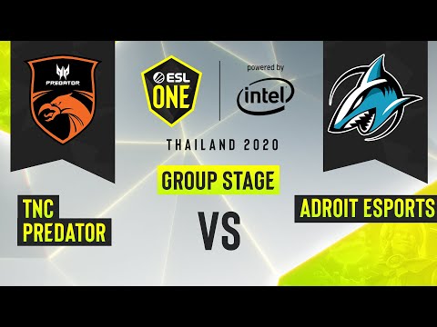 Dota2 - TNC Predator vs. Adroit Esports - Game 2 - ESL One Thailand 2020 - Group A - AS