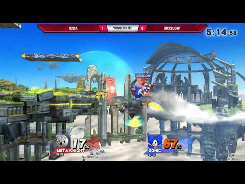 VS Weekly 10/18/18 - Winners Qtrs - D2da (Meta Knight) vs Ur2Slow (Sonic) - Smash 4