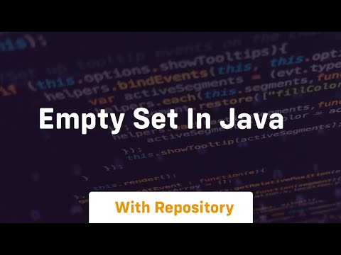 Empty Set In Java