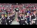 Ohio State Marching Band Ramp Entrance In The Snow - TBDBITL in 4K