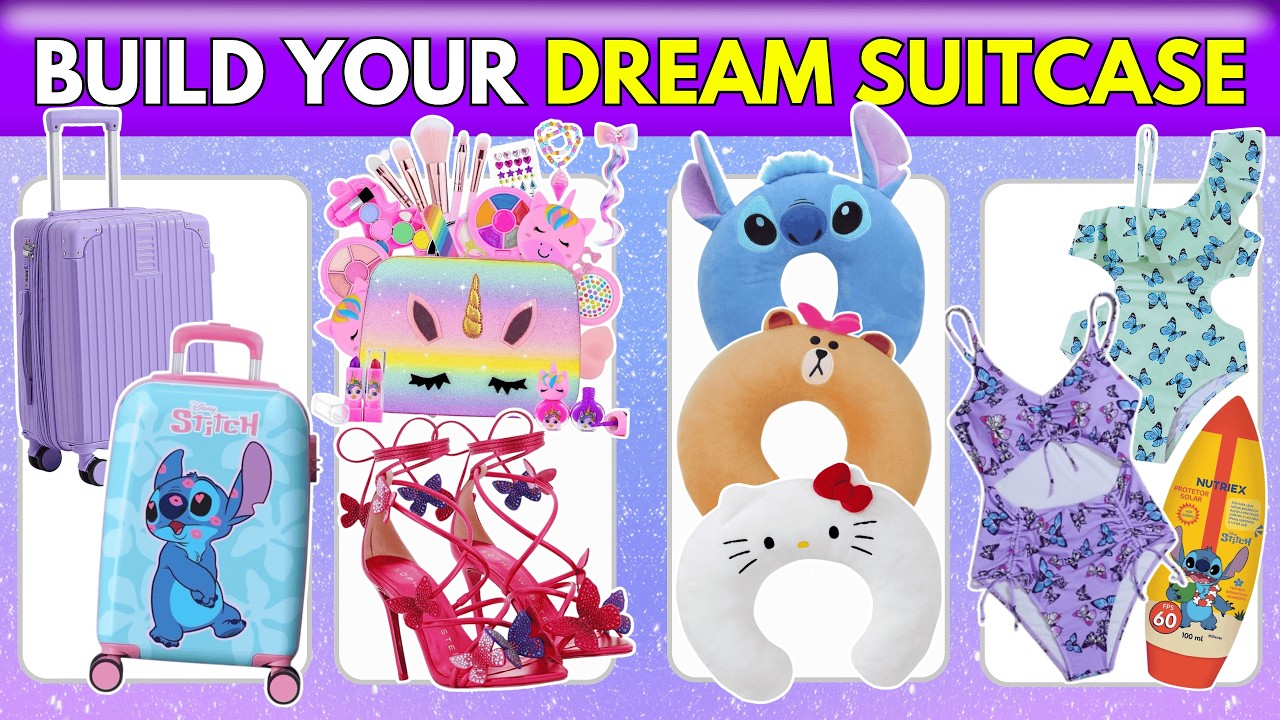 ✨🧳BUILD YOUR DREAM SUITCASE 👙👗 | Choice Challenge #quiz