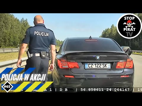 POLICJA W AKCJI #65 - BMW ucieka przed kontrolą, pościgi za piratami drogowymi, czekolada na tablicy