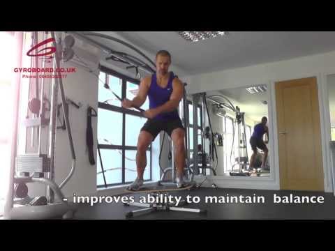 Gyroboard training and rehabilitation equipment