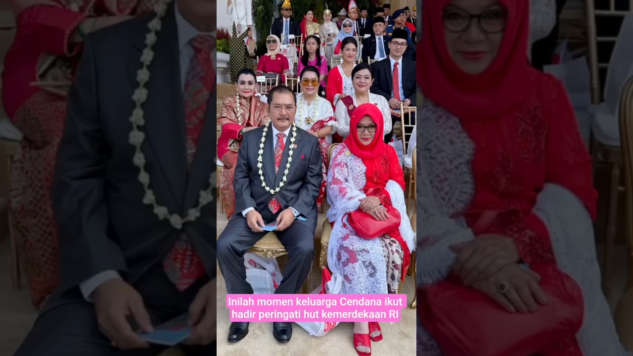 inilah momen keluarga Cendana hadiri hut kemerdekaan RI #artist #entertainment