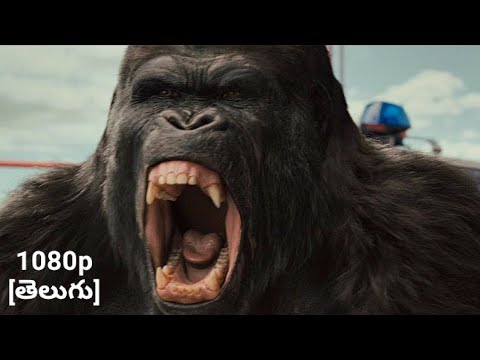 Gorilla vs. Helicopter Fight Scene Telugu HD | Rise Of The Planet Of The Apes(2011) - CLASSIC SCENES