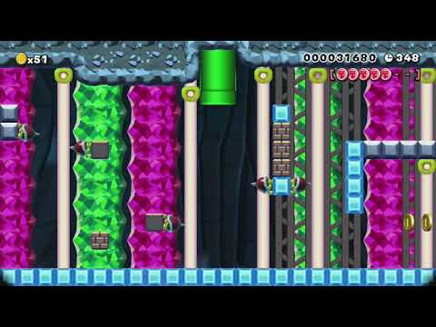 NSMBros.DS™W6-3,W5-2 REMIX by Λłρħαχεηίσ - Super Mario Maker - No Commentary 1bk