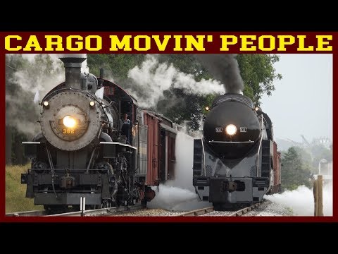 Cargo Movin' People - Norfolk & Western Steam in Strasburg [Music Video]