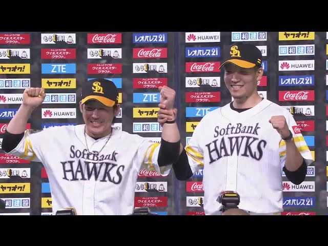 ホークス・千賀投手・甲斐選手ヒーローインタビュー 2018/9/22 H-Bs