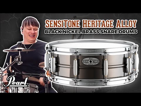 Pearl Sensitone Heritage Brass Alloy Snare Drum - 5 x 14-inch