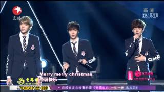 【2014东方卫视跨年晚会】EXO M《初雪》