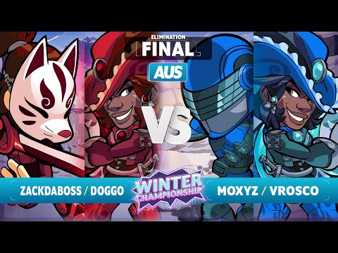 Zackdaboss & Doggo vs. Moxyz & vRosco - Elimination Final - Brawlhalla Winter Championship 2023