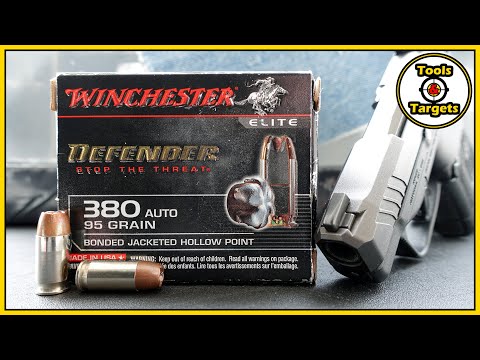 Another GOOD One?....Winchester Elite Defender .380 Auto Self-Defense AMMO Test!