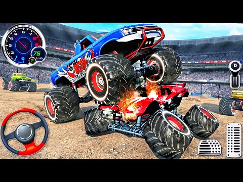 Monster Truck Derby Stunt Demolition - Extreme Crash Car Racing 3D - Android GamePlay #2