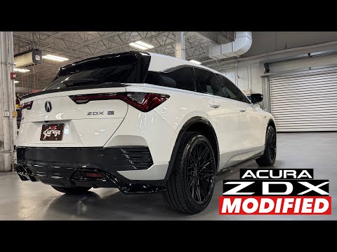 2024 Acura ZDX Build // Full Bodykit + Carbon Tailgate + Vossen HF7 Install!