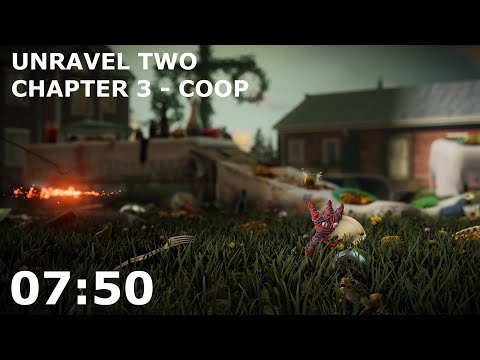 UNRAVEL TWO - Chapter 3 (Little Frogs) Gold Medal [COOP] - Speedrun 07:50