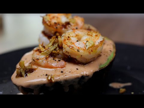 Diese Vorspeise gehört auf jeden Tisch - Garnele auf Avocado