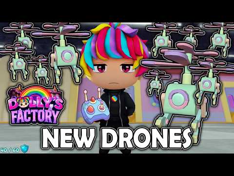 The NEW DRONES & TRAIN UPGRADES Are Here (INSANE UPDATE) Dolly's Factory Roblox
