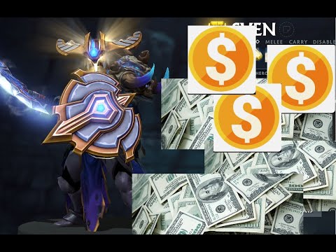 MOST EXPENSIVE item of SVEN  DOTA 2 DROPPED and My Luck is no Excuse - 2022