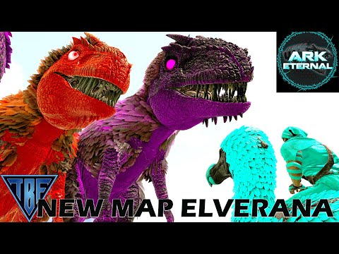 Huge New Map and One of Ark's Best Mods!  Eternal Elverana: Day one on the Patron server!